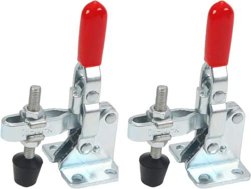 Miniatura 8 de Utoolmart Herramienta de mano abrazadera de palanca vertical GH-101-A Abrazadera de liberación rápida 110.2 lbs Capacidad de sujeción Abrazadera