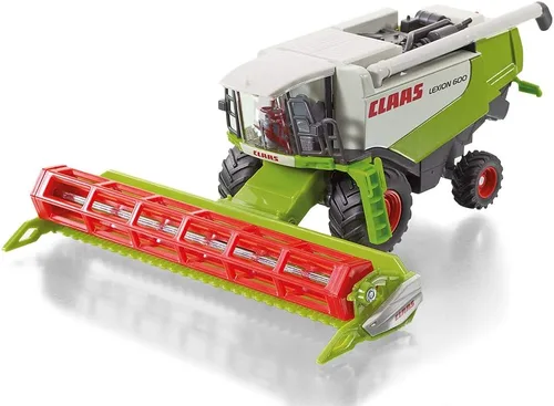 Miniatura 3 de Siku 1991, Cosechadora Claas, 1:50, Metal/Plástico, Verde/Rojo, Piezas Móviles