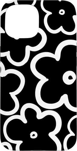 Miniatura 6 de Cute Flower Pattern Large Wildflower Black and White Floral Case for iPhone 17