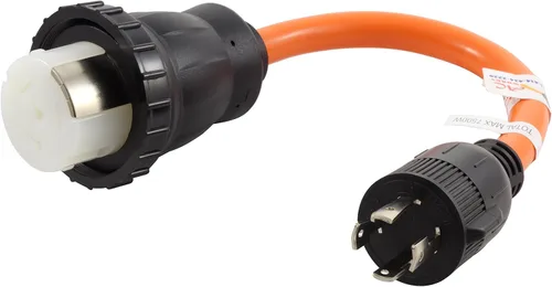 Miniatura 12 de AC WORKS Adaptador desmontable marino RV de 50 amperios (5-15P Hogar 15A Plug-Compact)
