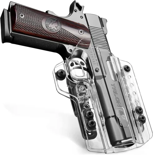 Funda 1911, IWB y OWB Convertible – Corte Óptico – Se adapta a 1911 5 pulgadas sin riel – incluyendo Colt 1911/Elite Force 1911/Kimber 1911/Rock