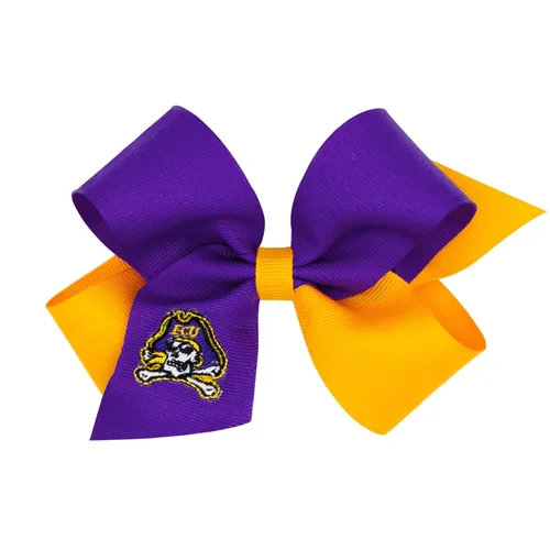 Miniatura 59 de Divine Creations - Lazo para el pelo de dos tonos para niñas con temática universitaria para el día del juego, por Wee Ones en un clip WeeStay
