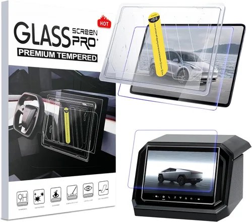 Miniatura 9 de Protector de pantalla para Tesla Model Y Modelo 3 Protector de pantalla de vidrio de 15.4 "Protector de pantalla de vidrio para asiento trasero 8