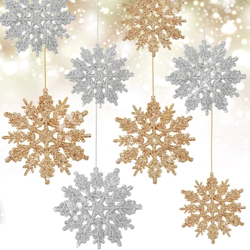 Miniatura 3 de Nuanchu Perchas de adornos de Navidad, cuerda precortada para adornos, ganchos de adorno con cierre a presión, cuerdas colgantes de poliéster