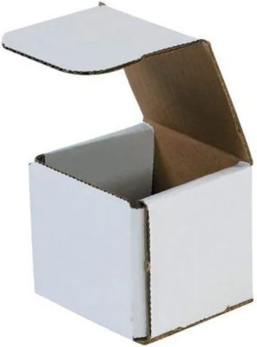 Miniatura 11 de Secure Seal Cajas de envío – Sobres de 5 x 5 x 3 pulgadas – Embalaje de cartón corrugado plegable blanco para correo, mudanza, almacenamiento