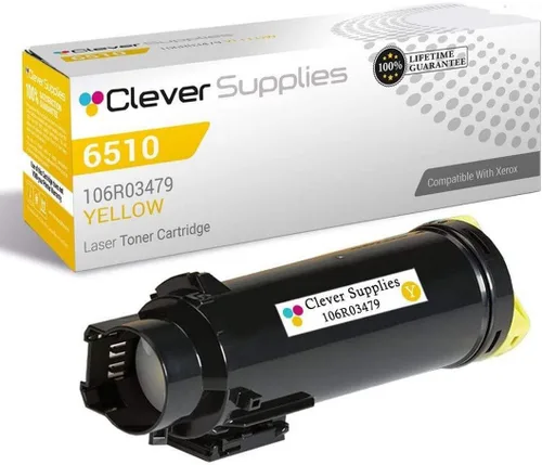 Miniatura 225 de CS compatible Xerox Phaser 6510/WorkCentre 6515 (106r03480) 2 cartuchos de tóner negro para Phaser 6510, WorkCentre 6515 2 negro