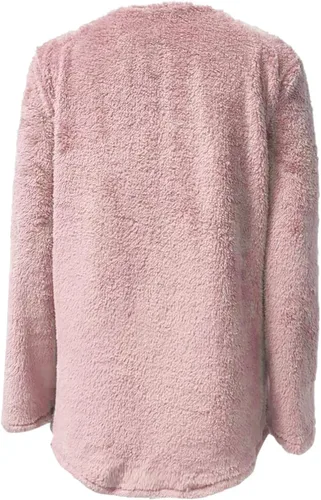 Miniatura 3 de TAPIYANG Fuzzy Fleece Sweatshirts Women Plush Thermal Sweatshirt Winter Warm Thicken Sweatshirts Shaggy Sherpa Pullover Tops