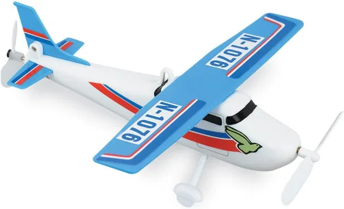 Miniatura 9 de Daron Sky Fighter - Juguete volador con cuerda, color gris