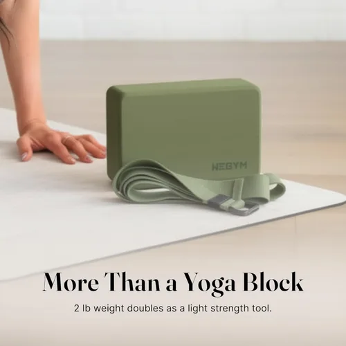 Miniatura 5 de WeGym Yoga blocks with Anti-Slip, Comfortable Grip, Sturdy Sides for Secure Workouts at Home, for Yoga, and Pilate Training