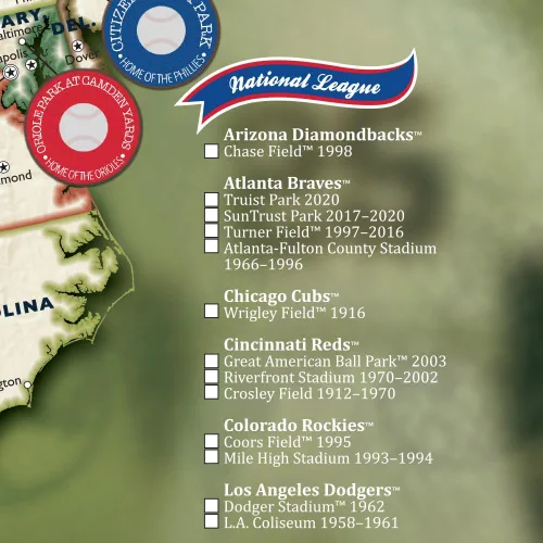 Miniatura 8 de Póster de colección Ballpark Travel Quest