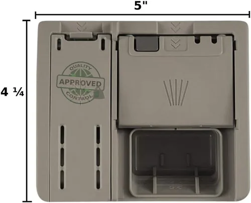 Miniatura 2 de Bosch 00645208 - Dispensador de detergente original OEM (gris) para lavavajillas Bosch