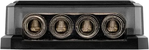 Miniatura 6 de DS18 DB2040 Bloque de distribución 2X 0-GA en 4X 0-GA Out - Chapado en níquel - Bloque de distribución de tierra eléctrica - Bloque distribuidor