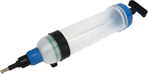 Miniatura 6 de Extractor de líquidos automotriz, bomba extractora manual de fluidos de 1.5L, jeringa de cambio de aceite con manguera, bomba de llenado