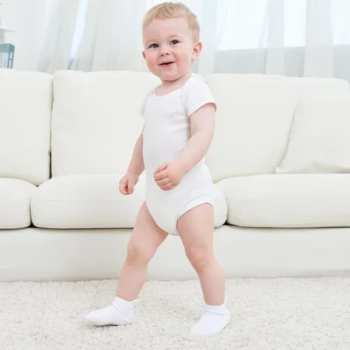 Miniatura 6 de Zaples - Calcetines altos hasta el tobillo para bebé con base antideslizante, unisex
