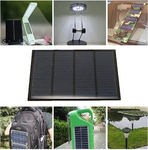 Miniatura 3 de 1.5 W 12 V Mini panel solar gota solar pegamento Voard tablero de silicio policristalino DIY paneles solares módulo celular cargador 1 unids
