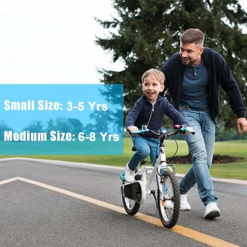 Miniatura 6 de Luwint Guantes deportivos acolchados de gel para niños de 3 a 8 años, guantes de ciclismo transpirables para ciclismo, ejercicio, correr, entrenar