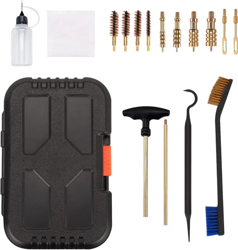 Miniatura 8 de Raiseek Elite Version Kit de limpieza de pistola 0.354 in/.357.22.45.40 Kit de limpieza de pistola y kit de limpieza de pistola Cepillo de latón