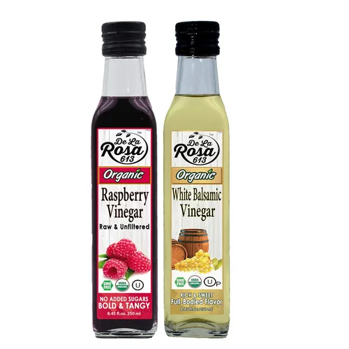 Miniatura 8 de De La Rosa - Vinagre balsámico orgánico y aceite de oliva virgen extra orgánico, 100% puro, vegano, kosher, sin OMG y sin gluten, ideal