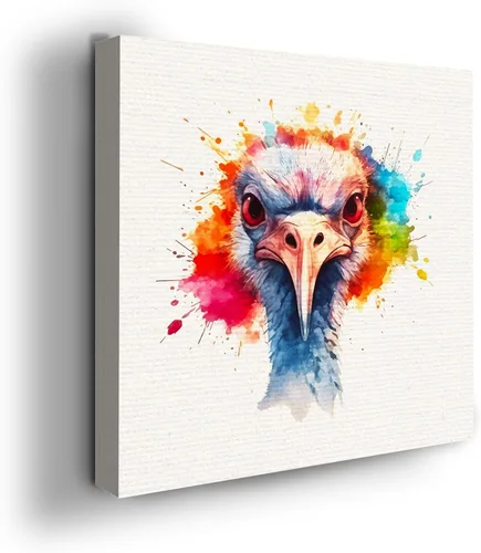 Miniatura 19 de Mavis Print - Lienzo decorativo para pared con diseño de conejo/conejo, 36 x 36 pulgadas, decoración de pared de animales impresos en HD y marco