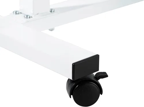 Miniatura 8 de Seville Classics - Carrito de escritorio para computadora portátil con tapa sólida, altura ajustable, móvil, mesa rodante ergonómica para oficina