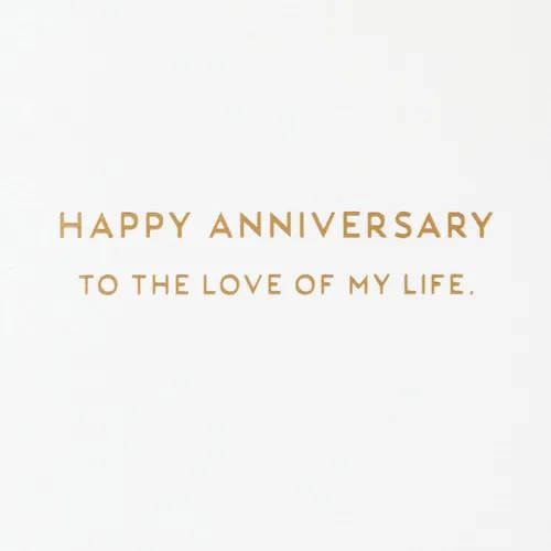 Miniatura 3 de Hallmark Tarjeta de aniversario exclusiva para marido, esposa, novio, novia (Love of My Life)