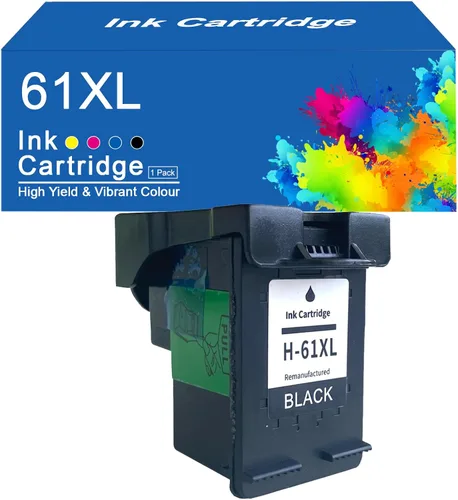 61XL 61 - Cartuchos de tinta compatibles con HP 61XL 61 cartuchos de tinta de alto rendimiento para impresoras HP DeskJet 2620 1000 1050 2000 2050,