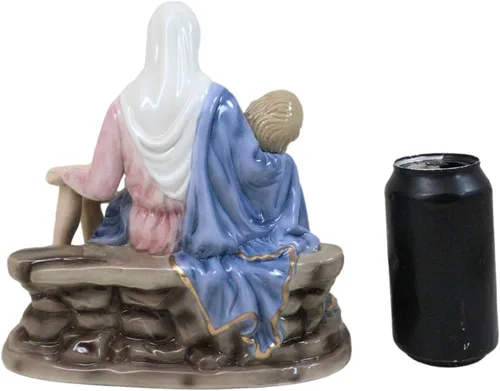 Miniatura 7 de Ebros Gift Figura de porcelana de porcelana de hueso Michelangelo Vaticano Reproducción de La Pieta de 9 pulgadas de alto, la Santa Madre con Jesús