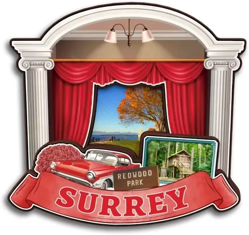 Miniatura 10 de Surrey British Columbia Canadá - Imán para nevera de madera 3D hecho a mano para viaje, ciudad recuerdos, nevera, regalo para decoración del hogar