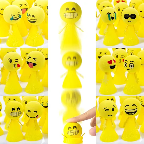 Miniatura 3 de PROLOSO Jumping Popper Spring Launchers - Pelotas de juguete animosas, 24 unidades (botones amarillos)