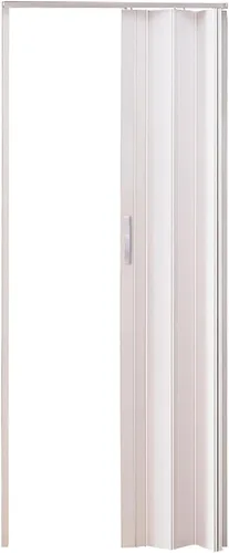 Miniatura 2 de Inicio Puertas de acordeón blancas de 32 x 80 pulgadas para armario, puerta plegable recortable de PVC, puertas plegables compactas, puerta Blanco