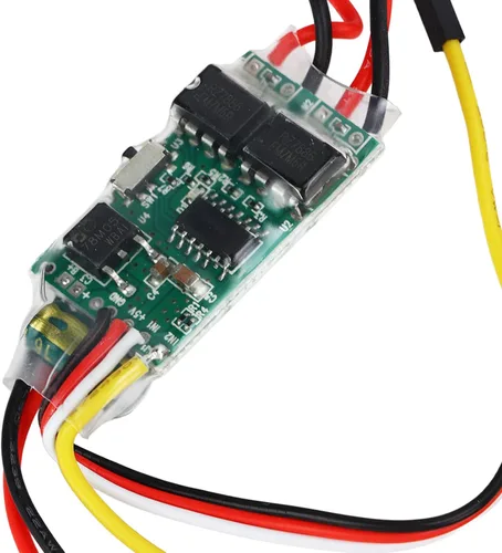 Miniatura 5 de Alomejor RC cepillado ESC, motor dual, salida 5A x 2, 6V-14V, modos mixtos e independientes, para barco RC, camión sobre orugas, paquete de 2