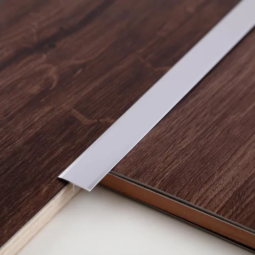 Miniatura 10 de Gaahing Tira de transición de suelo de aluminio en T, moldura en T para tablones de pisos laminados, transición de piso de vinilo, transición
