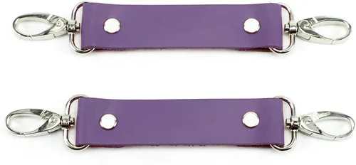 Miniatura 2 de VP Leather Two Connectors Premium Real Leather Handmade Snap Hook Connectors - Comfortable BDSM Restraints