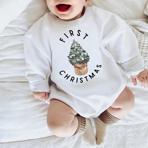 Miniatura 3 de pengnight Sudadera de Navidad para bebé, niña, niño, manga larga, cuello redondo, suéter para otoño e invierno