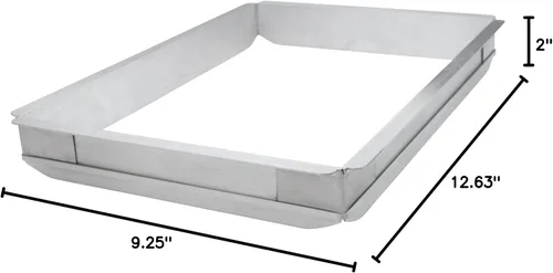 Miniatura 2 de Winco Extensor de bandeja de hoja de aluminio, cuarto, plata