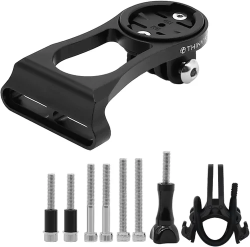 Thinvik Soporte para computadora de bicicleta para Garmin Edge, Gopro Combo Mount, compatible con todas las computadoras GPS Garmin Series 1030 1000