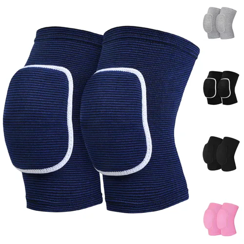 Miniatura 8 de HISFFOG Rodilleras de voleibol para mujeres, hombres, jóvenes, niñas, niños, rodilleras para voleibol, baloncesto, fútbol, baile, yoga, tenis