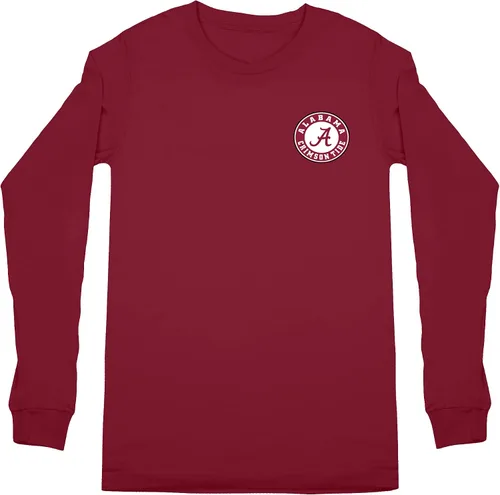 Miniatura 2 de Southern Couture Alabama Crimson Tide Elephant - Camiseta de manga larga para mujer Rojo cardenal