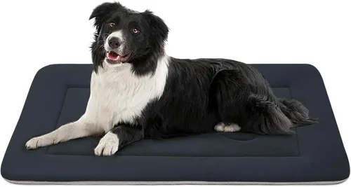 Miniatura 12 de Cama grande y acolchada de 36.0, 42.0 y 47.0 pulgadas para perro, lavable, con base antideslizante, cama para mascotas, camas para gatos, caseta