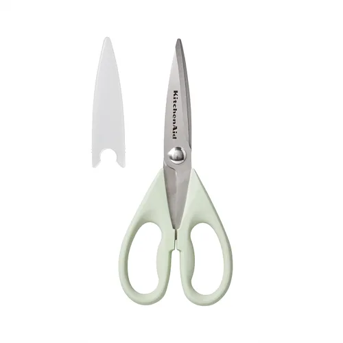 Miniatura 12 de KitchenAid Tijeras de cocina multiusos con funda protectora, tijeras de acero inoxidable duraderas, aptas para lavavajillas, mango cómodo de agarre