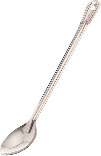 Browne Foodservice Cuchara de servir sólida con mango extra largo de 18"