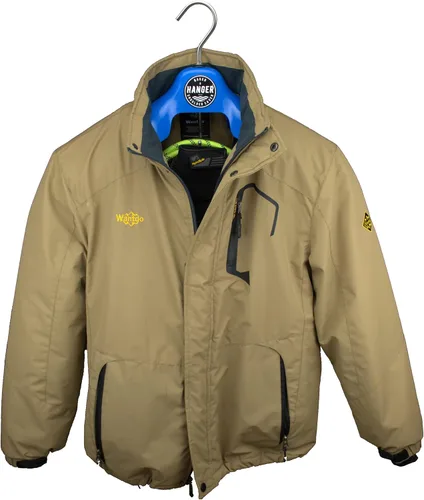 Miniatura 4 de Percha para colgar abrigos de parka «Shoulder Saver», fabricado en Estados Unidos, gancho giratorio de 6 pulgadas (azul)