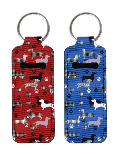 Miniatura 18 de Soporte para bálsamo labial con bandera americana, águila calva, llavero, soporte portátil para brillo de labios, organizador para rastreador
