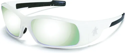 Miniatura 8 de MCR Safety SR110 Lentes de policarbonato de seguridad de aspecto atrevido con doble lente con marco negro pulido y lente transparente
