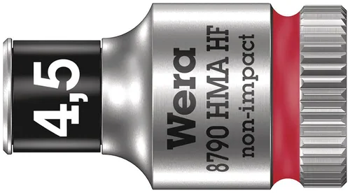 Miniatura 11 de Wera Belt 1 Zyklop 1/4" Juego de llaves de tubo con función de retención métrica 05003880001