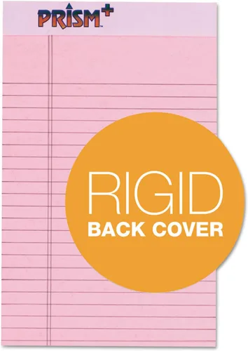 Miniatura 3 de Tops Prism Plus - Bloc legal de 5 x 8 pulgadas, perforado, rosa, regla estrecha, 50 hojas por bloc de escritura, 100% reciclado, paquete de 12 Rosado