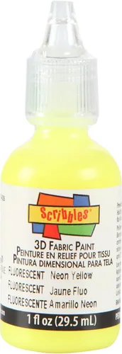 Miniatura 28 de Scribbles 13903 - Pintura de tela 3D brillante, color blanco
