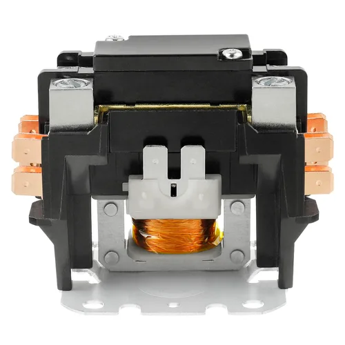 Miniatura 3 de BOJACK Contactor de CA de propósito definido de 1 polo, bobina FLA 25 A, 24 VCA. Contactor para compresor de condensador de aire acondicionado