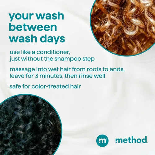 Miniatura 7 de Method Curl Defining Co-Wash, Coco Twist, leche de coco + aguacate + notas de macadamia, 13.5 onzas