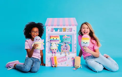 Miniatura 6 de iscream Screamsicles Kawaii Sweets - Peluche de 8 pulgadas, pastel de cumpleaños